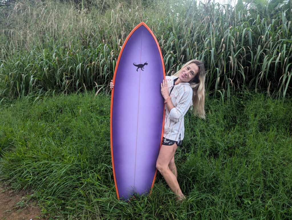 kauai_custom_surfboard_purple_orange_airbrush_fade