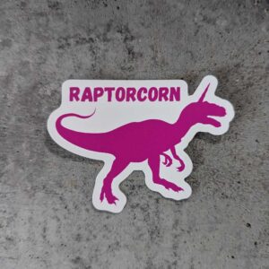 Raptorcorn sticker