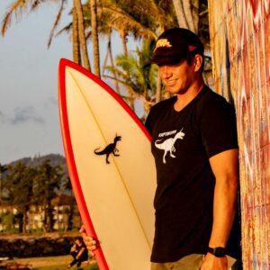 Kauai Surf Apparel Raptorcorn Black Shirt_Chance Swanson