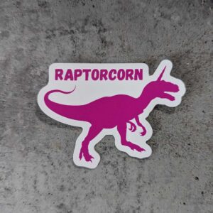 Raptorcorn sticker